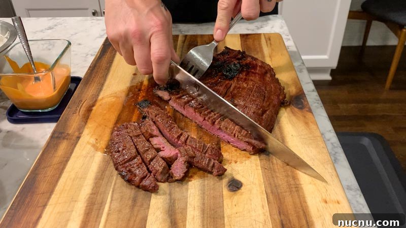 Grilled Korean Marinated Flank Steak