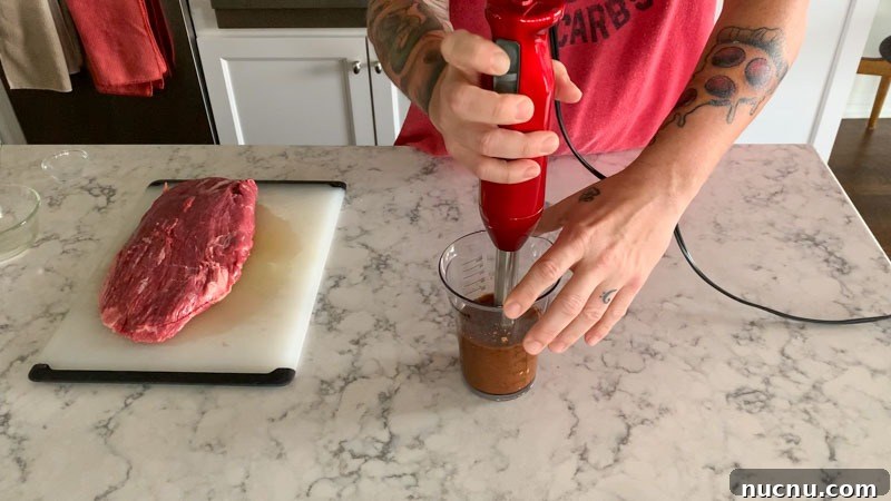 Grilled Korean Marinated Flank Steak