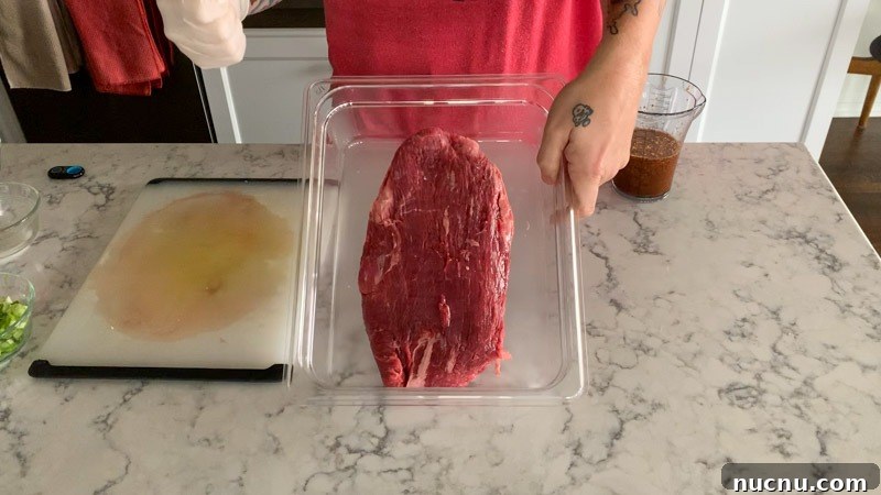 Grilled Korean Marinated Flank Steak