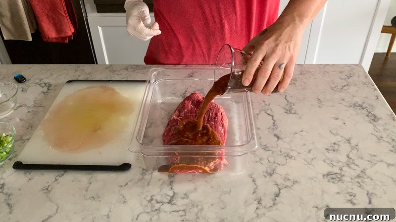 Grilled Korean Marinated Flank Steak