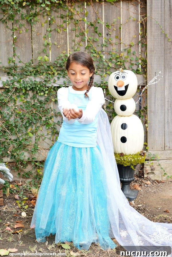 easy tutu Frozen Elsa costume DIY Elsa Costume