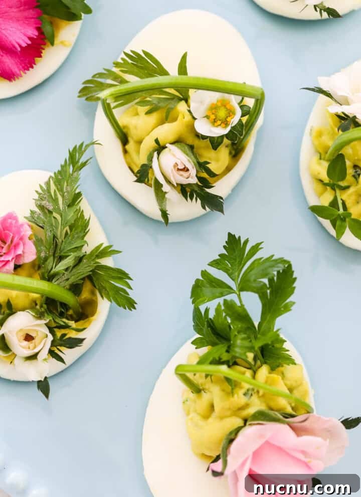 Easter deviled eggs
