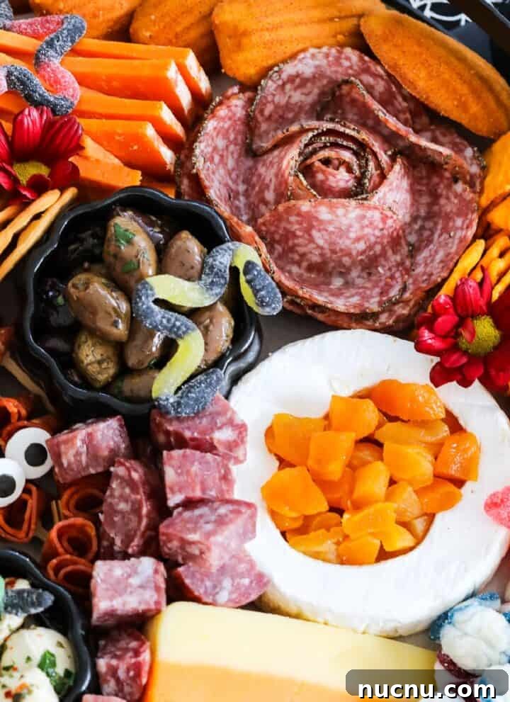 Halloween charcuterie board