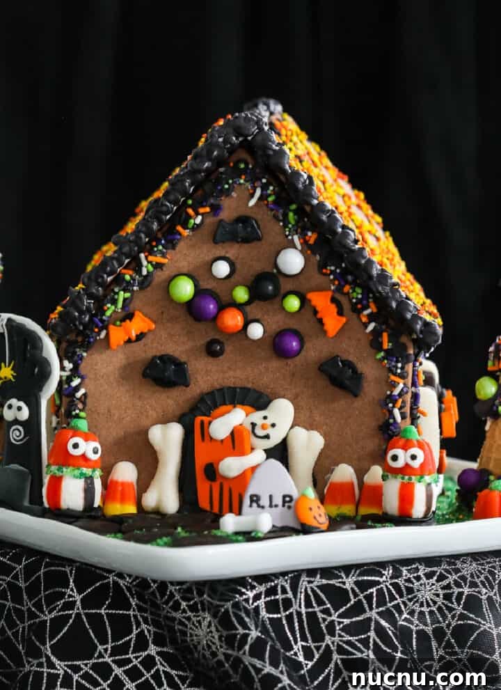 Haunted gingerbread house