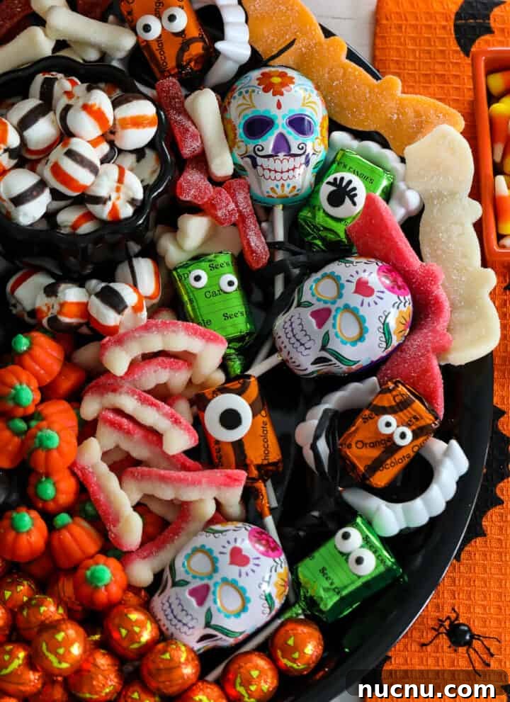 Halloween candy board
