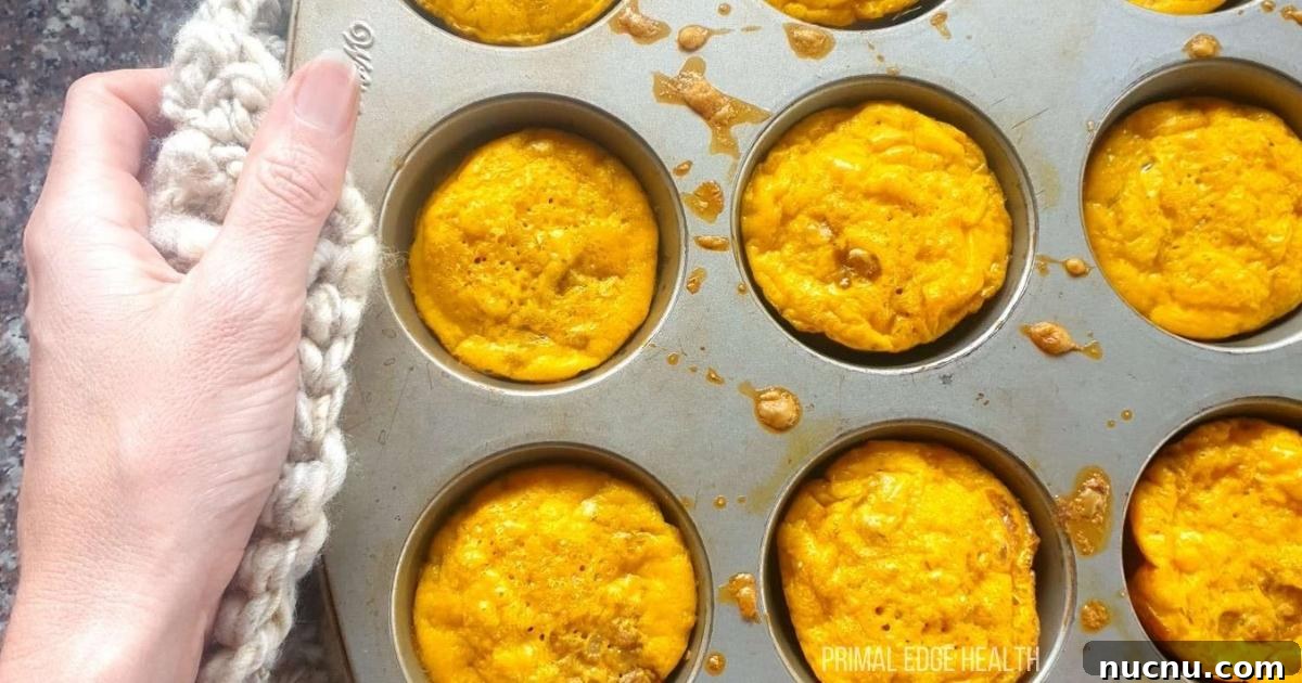 Easy Keto Egg Muffins on cooling rack.