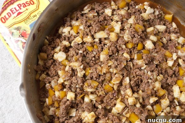 Stuffed Zucchini Boats with Savory Picadillo Filling 3 picadillo ground beef old el paso