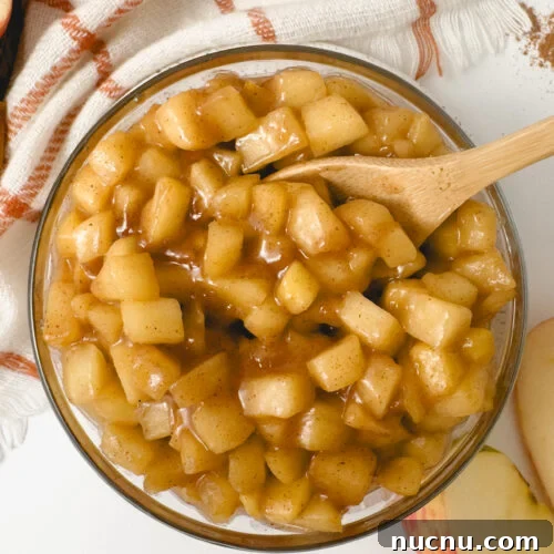 Small jar of apple compote