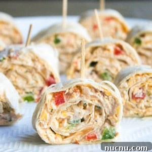 This easy Mexican Pinwheels Recipe is a party favorite that's full of bright, bold flavors you'll crave!