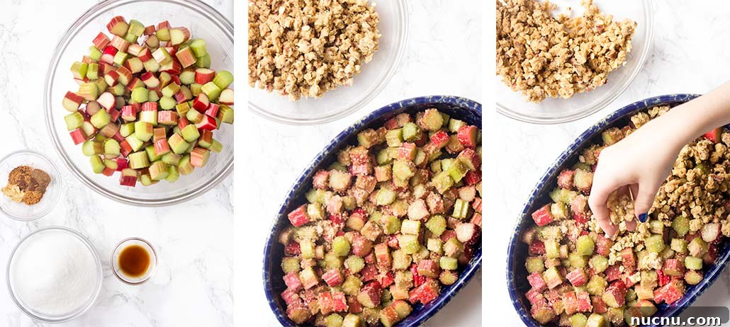 Step by step on how to make the recipe.