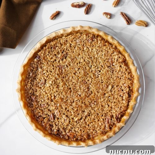 Amish-Style Mock Pecan Pie (Oatmeal Pecan Pie) 2 Amish Mock Pecan Pie (oatmeal pecan pie)