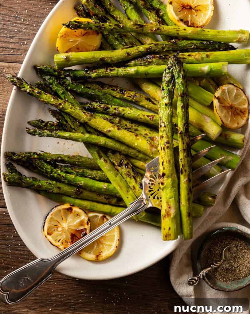 Perfectly Grilled Asparagus: Tender Charred Spears in 15 Minutes 4 grilled asparagus recipe