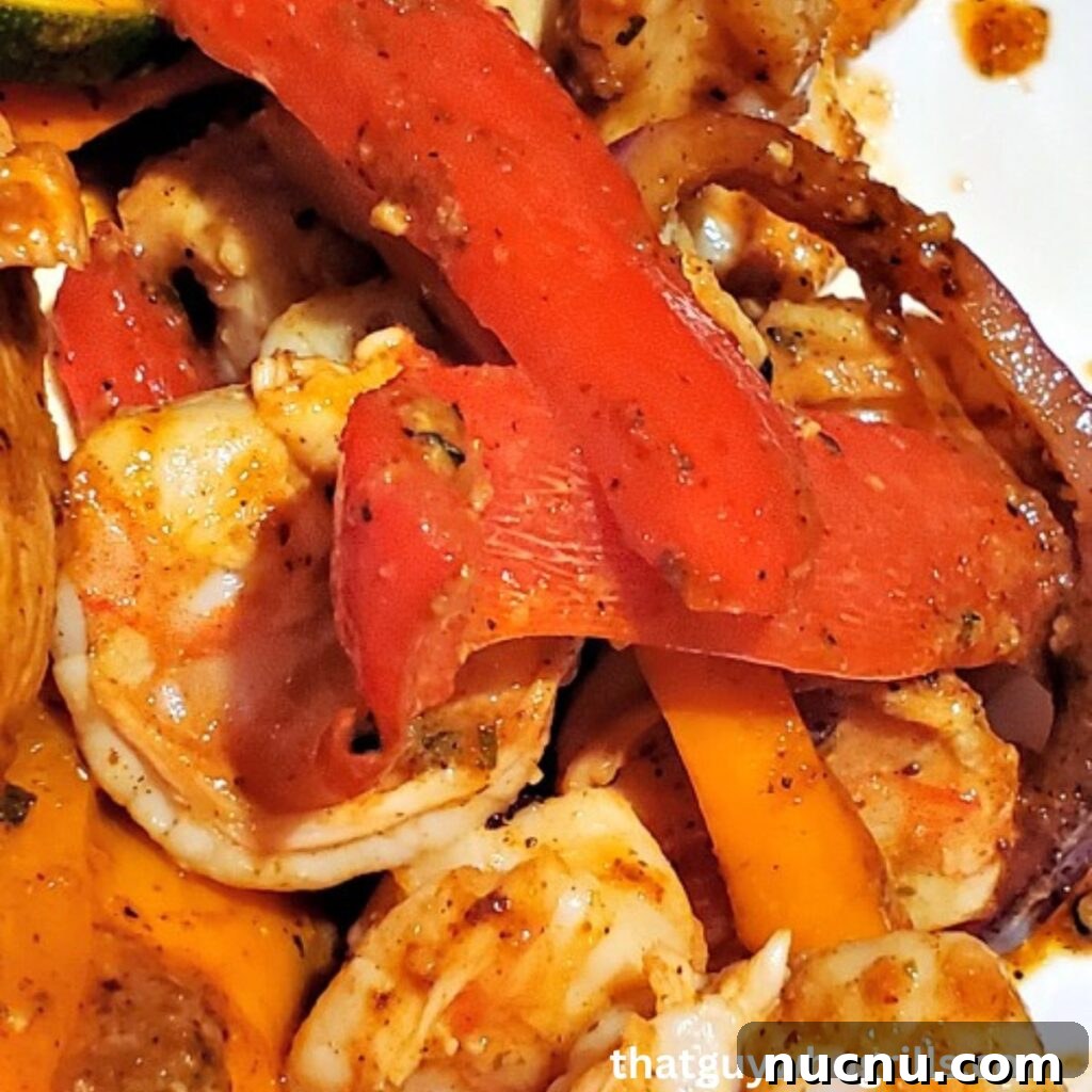 Blackstone Griddle Shrimp Fajitas Recipe — Juicy Sizzling Skillet Meal 7 Blackstone Shrimp Fajitas in Corn Tortilla